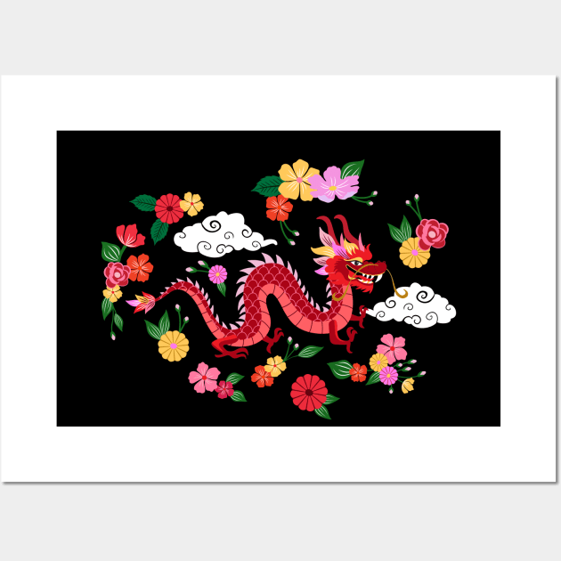 Year of the Dragon - Asian Dragon Wall Art by Jennifer Ladd